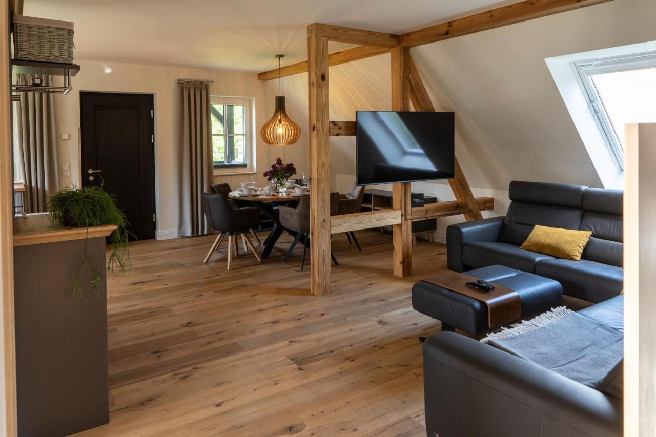 Spreewald Chalet Wohnung Burg  Bagian luar foto