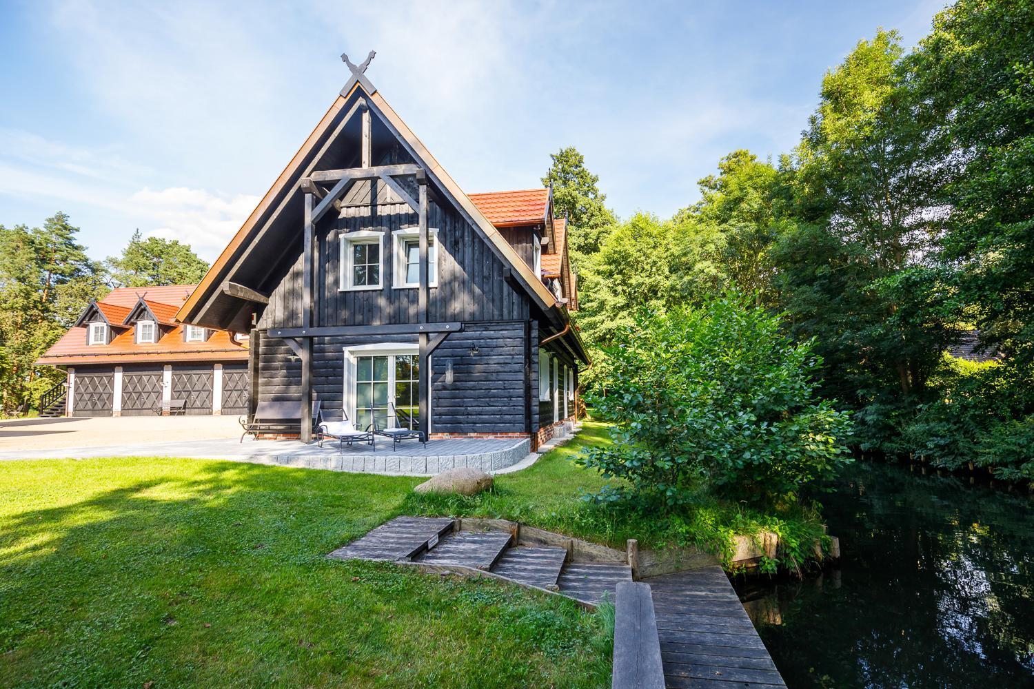 Spreewald Chalet Wohnung Burg  Bagian luar foto